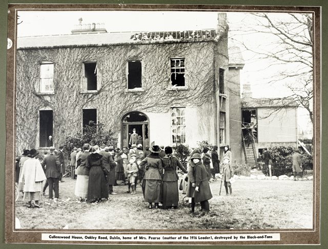 Cullenswood House destroyed by Auxiliary forces, March 1921