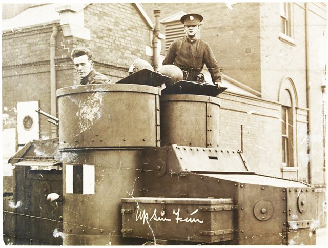 British armoured car, Mountjoy Prison, c.1920
