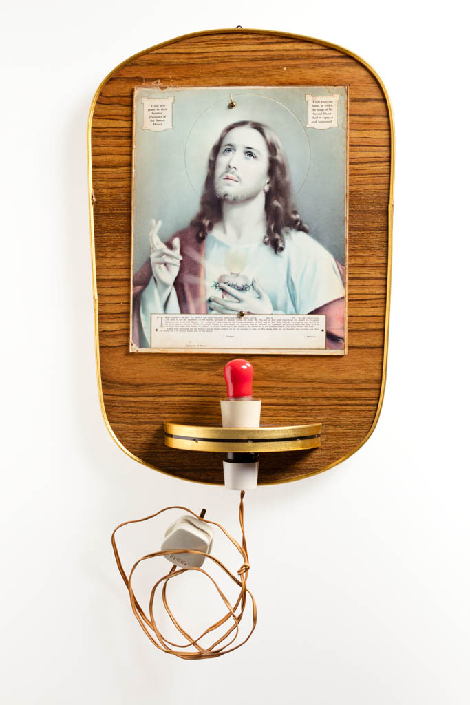 sacred heart lamp holder