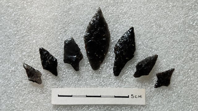 Obsidian Arrowheads from Prehistoric Hokkaido